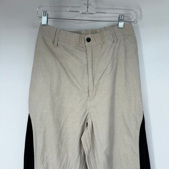 Hermanos Koumori UO Exclusive Tree Of Life Paneled Pant Mens Sz L Beige Straight - Picture 4 of 12